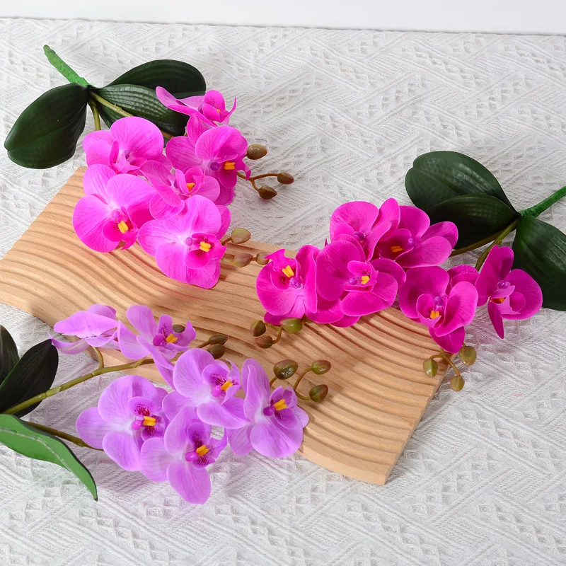 Имитация на орхидея с 2 шипа, Сватбена фотография, Декорация на дома, търговски център, Цветя