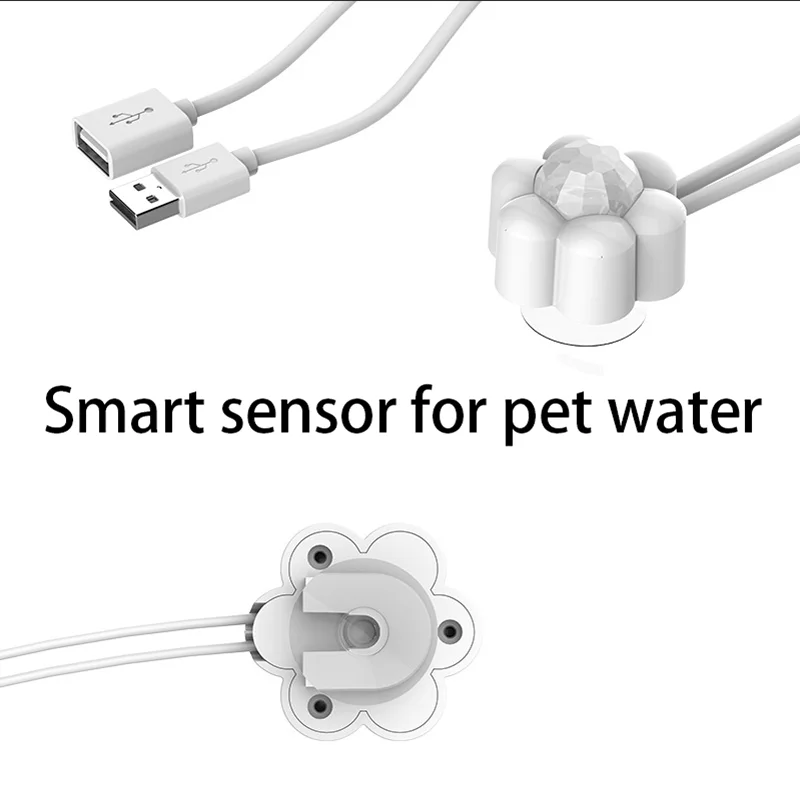 Интелигентен сензор на чешмата за вода за котки, външен инфрачервен радарный сензор, нагревател на постоянна температура за диспенсера за вода 