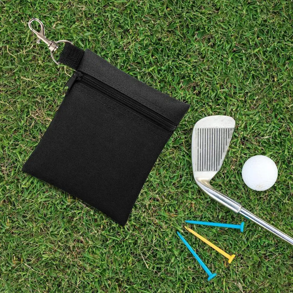 Чанта за носене на топка за голф с катарама във формата на свирите на омар, преносим титуляр за тениски за голф, колан за носене на топка за голф, с цип за съхранение на 7 стандартни топки