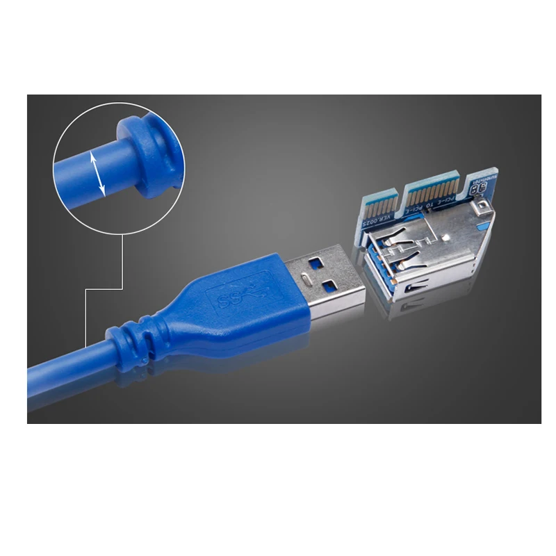 PCI-E до USB 3.0 на Предния Панел PC USB 3 Карта за разширяване на PCIE USB3 Адаптер 3,5 