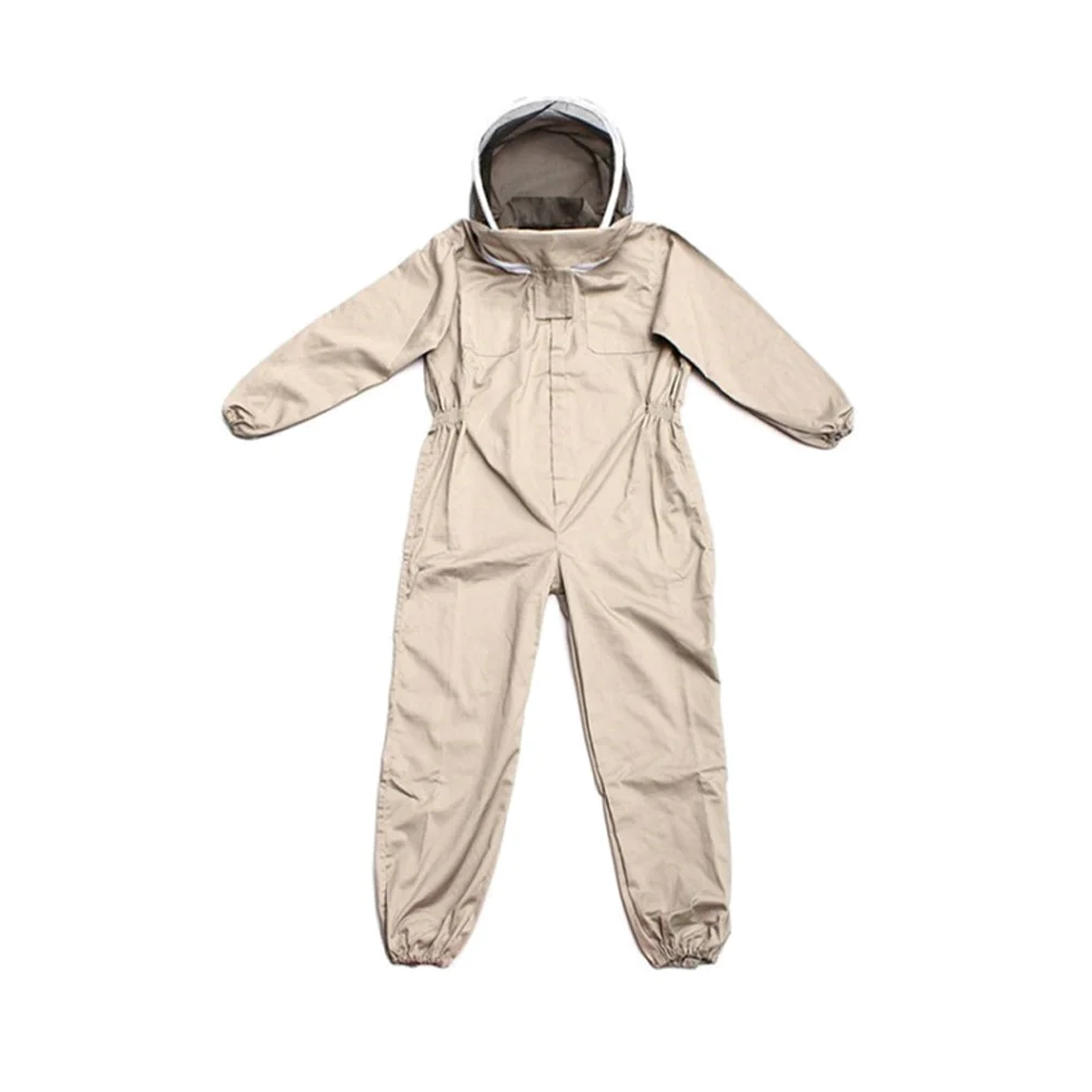 Едно парче от защитен костюм за пчеларството, облегающая дрехи, с ръкавици - размер XXL (хакове, ръкавици с различни цветове)