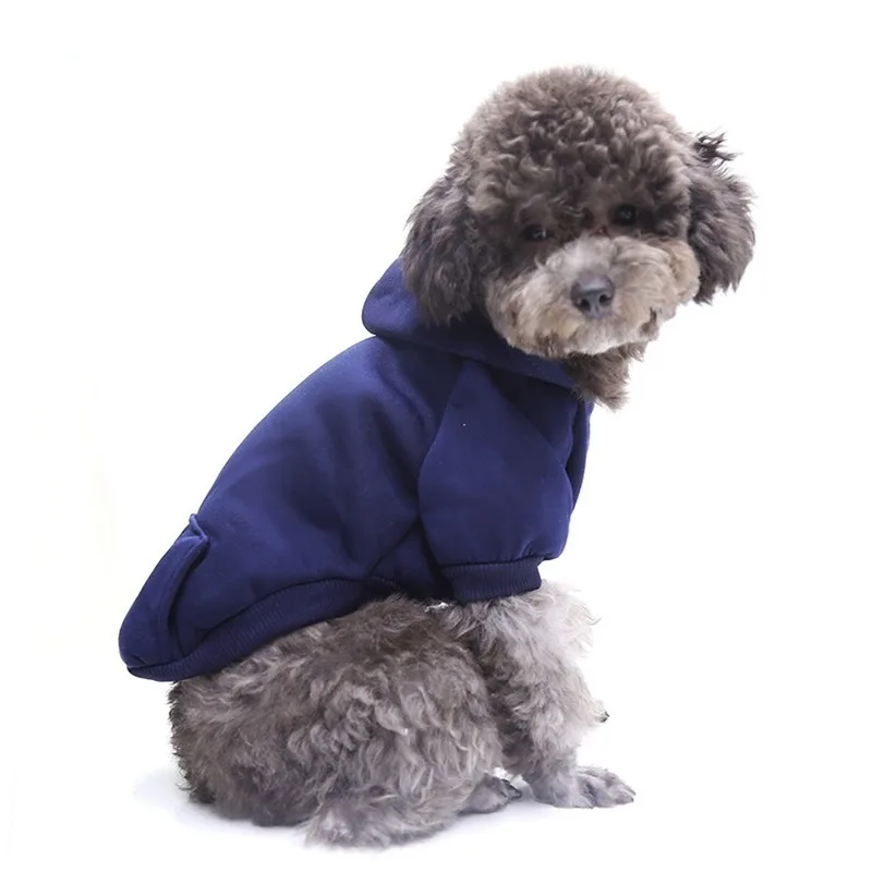 Hoody с качулка от полиестер, облекло за кучета малки и средни по размер, чихуахуа, XS-2XL, есен и зима