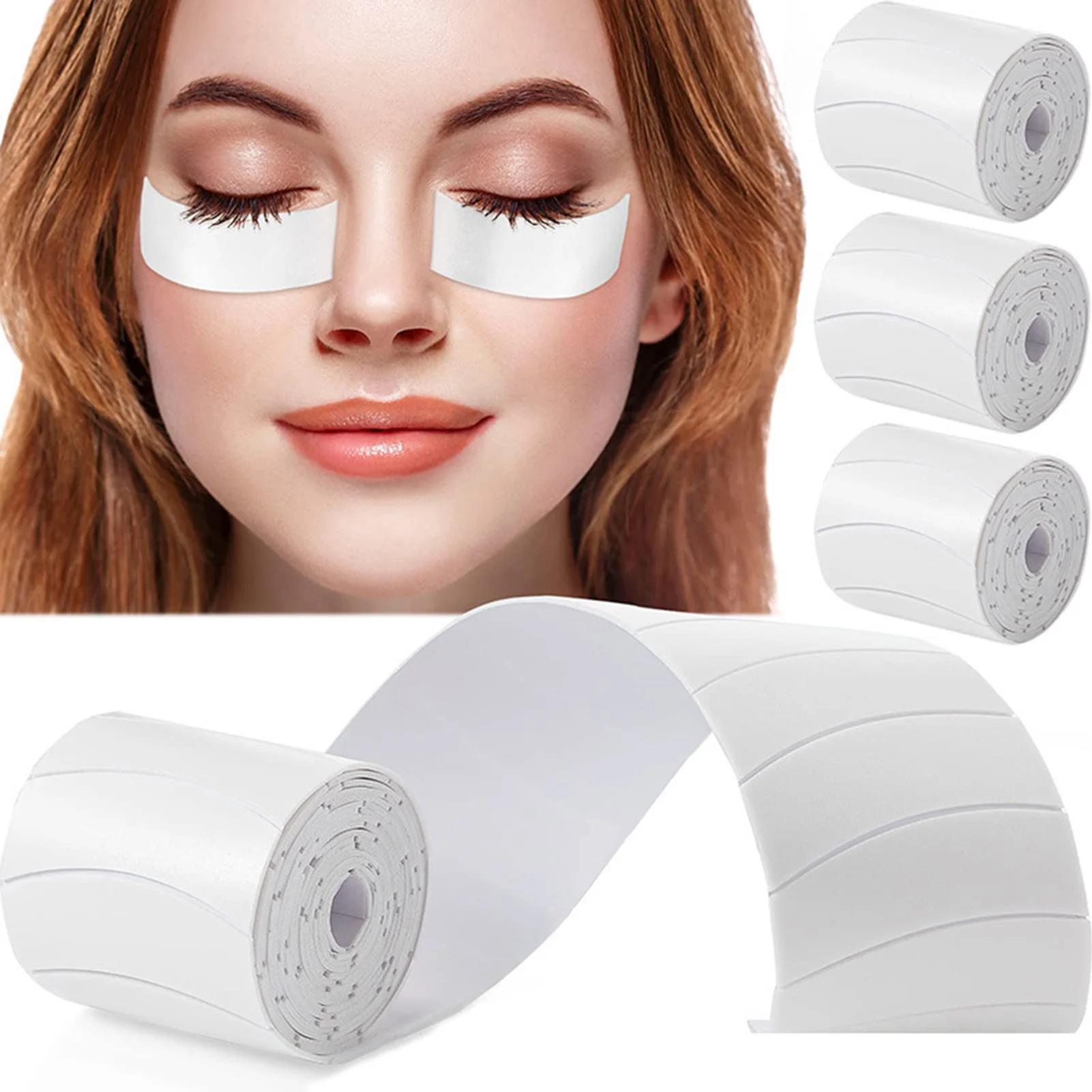 110шт Бели сенки за очи, въздушни възглавнички за миглите, без странични ефекти, лепенки за очи, лесни за използване, кръпка за жени, инструменти за грим на очите за момичета, разпродажба