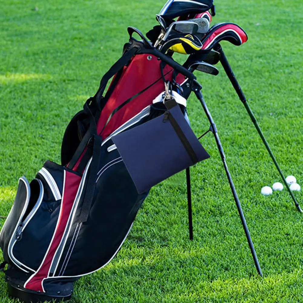 Чанта за носене на топка за голф с катарама във формата на свирите на омар, преносим титуляр за тениски за голф, колан за носене на топка за голф, с цип за съхранение на 7 стандартни топки