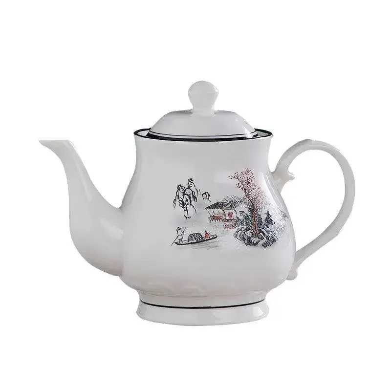 Керамичен чайник Топлоустойчива Филтър керамичен чайник Ароматизирани чайник за чай кунг-фу Студен чайник за чай Домакински чайник
