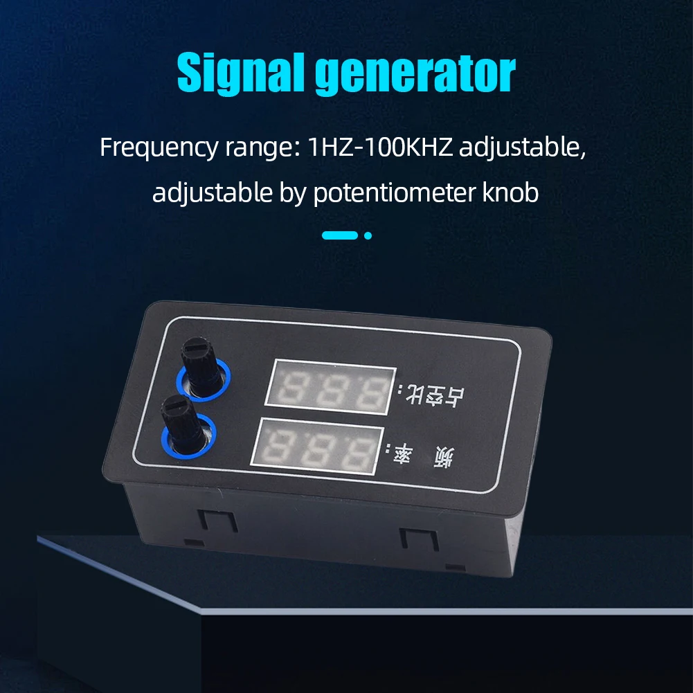 Генератор на коефициента на запълване на честотата на импулсите с PWM ключа потенциометъра Генератор на сигнали квадратна/правоъгълна форма 1 Hz-100 khz