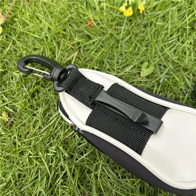 Преносима малка чанта за съхранение на топки за голф да побира 2 на топка с магнитна закопчалка за усвояването на поясная чанта mini-portable plug in t