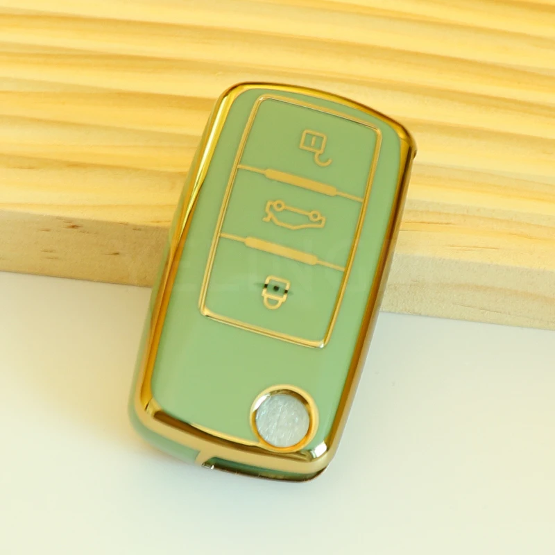 Нов Калъф За Ключове на Автомобила Tpu Keys Full Cover Shell Bag за Фолксваген Поло 