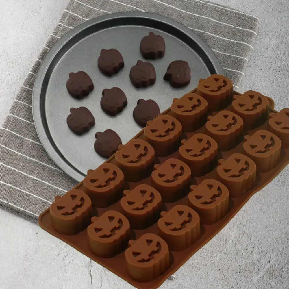 1-5 бр. Силиконови форми за печене на шоколад На Хелоуин, за Украса на Тиква торта, Бонбони, Желе, Форми за бисквити, празни приказки, Кухненски Инструменти