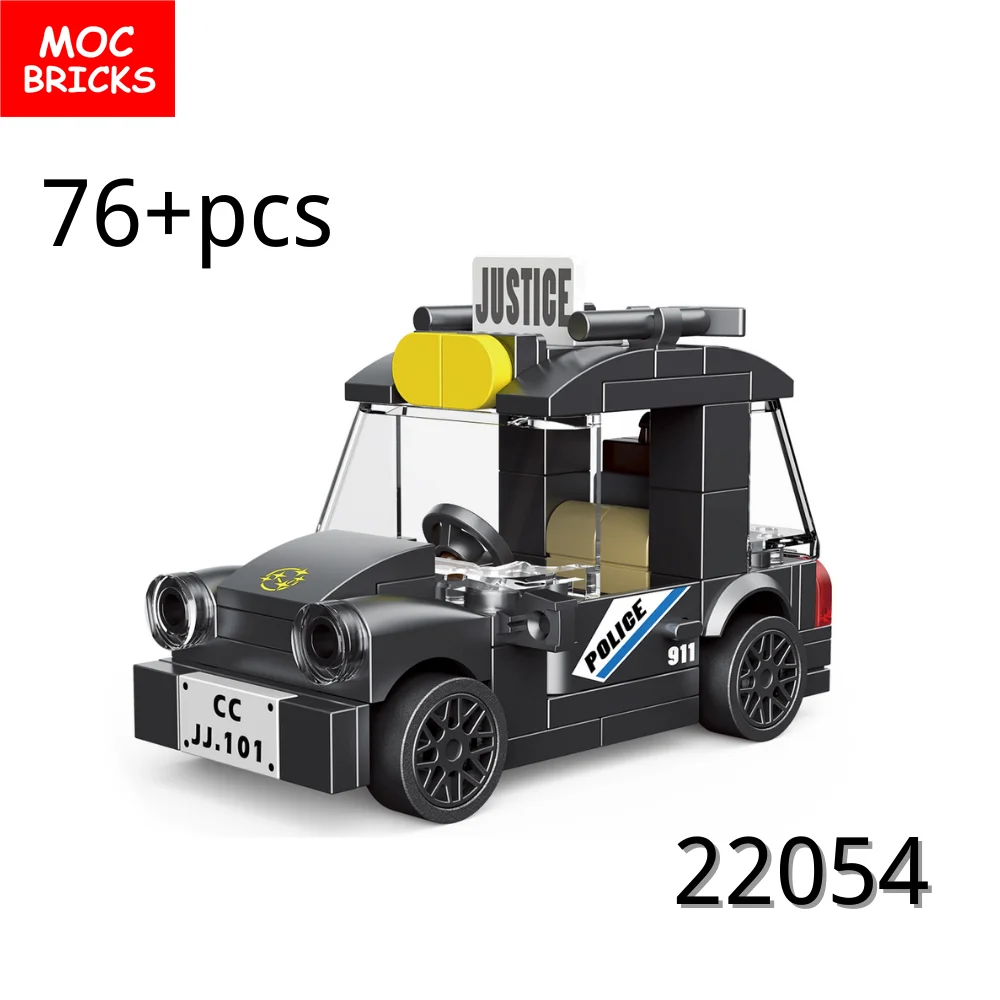 MOC Bricks Set Механични Ван Мини Камиони Градски Автомобил Пикап Транспортна Модел Градивен елемент на Детски Играчки