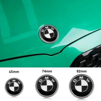 1бр 45/74/82 мм Автомобилен Стайлинг Емблемата на Иконата на предния Капак и Предната и Задната Стикер За Багажник За BMW F30 F32 F34 F20 F10 X5 F15 X6 F16 E39 E46 E60 E90
