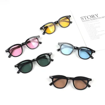 2022 Модни Стръмни Дневни Слънчеви очила в ретро кръгла стил, дамски слънчеви очила с океанскими лещи, Стилни Слънчеви очила фирмен дизайн