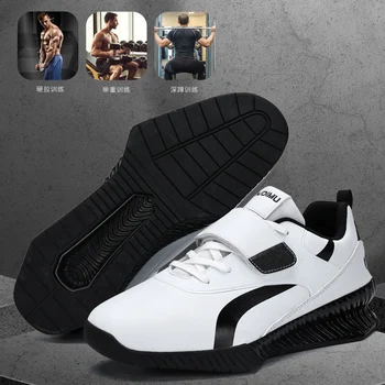 2024 Нова тежка обувки, Мъжки, черно, бяло, за клекове, за мъже, Марка Дизайнерски, спортни обувки, мъжки Удобни спортни обувки за помещения
