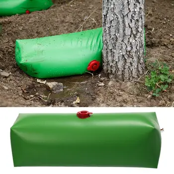 4шт Преносими чанти за вода за капково напояване на дървета За външни градински растения, Дървета С регулируем PVC Самополивающийся торбичка