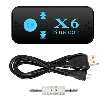 Aux Bluetooth Адаптер За автомобил с 3.5 мм Жак, USB Bluetooth4.0 за Audi A1 8P 8И 8V A2 A3 A4 A5 A6 A7 A8 B5 B6 B7 B8 Q3 Q5 Q7 ТТ, S3, S