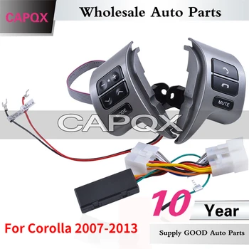 CAPQX за Corolla 2007-13 богат на функции за безжична бутон за управление на волана колело на силата на звука CD Switch контрол, круиз-навигация