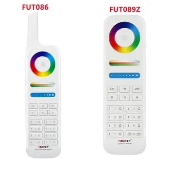 FUT089Z (Zigbee 3.0) Контролер ленти RGB + CCT 8-зонный дистанционно FUT086 за контрол на цвета RGB, цветова температура, наситеност и яркост