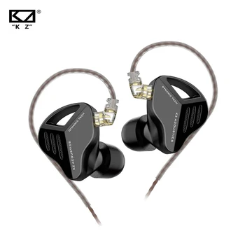 KZ ZVX Динамични Слушалки HIFI Bass ушите Мониторные Слушалки Спортна Шумоподавляющая Слушалки EDX PRO DQS DQ6 EDC ZS10 Pro X