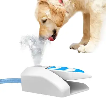 Автоматично фонтан за кучета, играчка за пиене, за Радост на открито С домашни любимци, Сигурността без електричество за малки кучета, пиене, голям капацитет