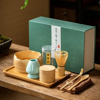 Бамбук печка мач, традиционна кухня с японската чаена чаша