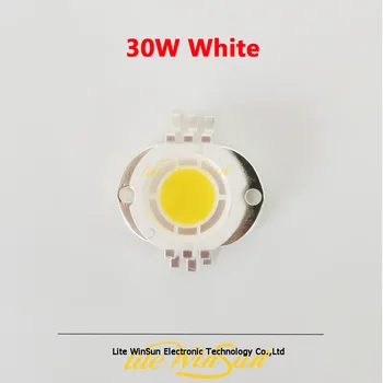 Безплатна доставка 30 W бяла led светлинен източник за led матрица Led лампа за омывания стени Led лампа за дискотеки, DJ