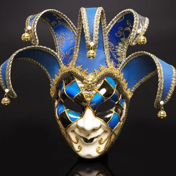Венецианска маска за лице, маска за парти за момичета, нова висококачествена Венецианска маскарадная маска за Коледа, Хелоуин, Анонимно шоу маски клоун