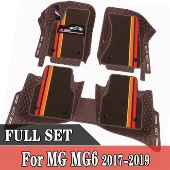 Високо качество на Багажника Товарен Кожена Подложка Автомобилен Багажник на Товарното Отделение Килим На Пода Грязезащитный Калъф За MG MG6 2017-2019