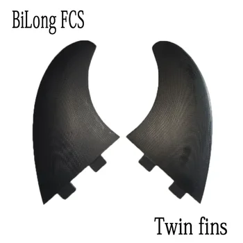 ДВОЙНИ перки BiLong FCS TWIN POWER За всички видове плочи, включително дъска за риболов и двойни тенекеджия дъски.Стъклени перки за сърфиране Performance