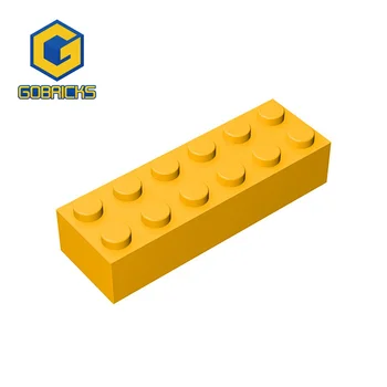 Детайли Gobricks MOC Bricks 2 x 6 съвместими с 44237 2456 части на играчки Assembly Building Blocks Technica