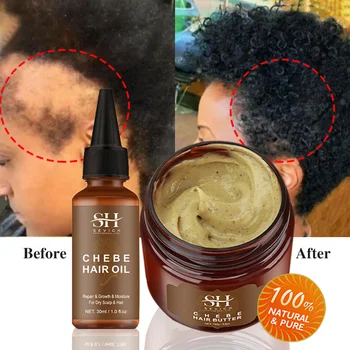 Етерично масло за коса Chebe Маслена Маска за коса за Бърз Растеж на косата Спрей за лечение за Възстановяване на изтощена Коса Africa Hair Care