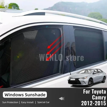 За Toyota Camry XV50 Aurion 2012-2015 Авто Козирка Магнитна Рамка Предна Предното Стъкло Шторка Слънчеви Очила Заден Страничен Прозорец