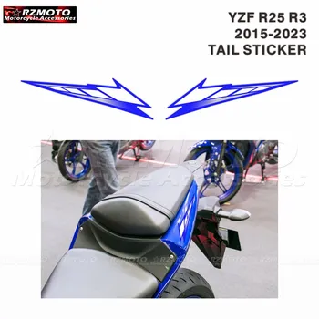 За Yamaha r3 r25 15-23 стикер на опашката мотоциклет, украса на резервоара, обтекател на предното стъкло, каска, светоотражающая водоустойчив стикер