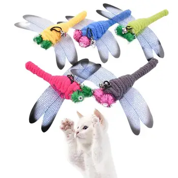 Креативни играчки за котки Dragonfly, работа на смени корона, 5 бр., работа на смени корона за котки, Интерактивни пособия за обучение на улов