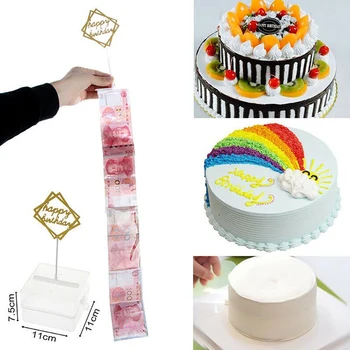Кутия за теглене на пари за торта, Множество Форма за творчество, Забавна Изненада за Рожден Ден