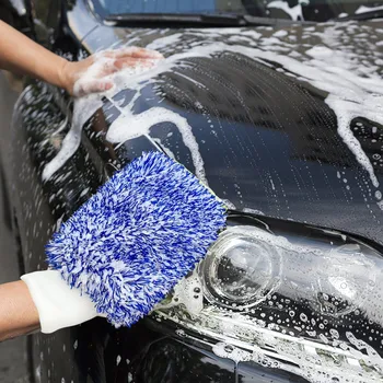 Кърпи за почистване, автомобилни ръкавици от микрофибър, Кърпа за миене на прозорци, Кърпа за миене на автомобили, автомобилни аксесоари, Автомобилни инструменти