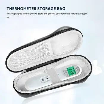 Модерен преносим ушния термометър, чанта за съхранение, Температурата пистолет, една чанта-органайзер, Преносим пътен шкаф, калъф-органайзер