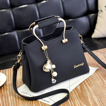Модерна чанта през рамо, ежедневни дамски чанти, луксозни чанти през рамо за жени, дамски чанти за пътуване от изкуствена кожа, чанти за пазаруване