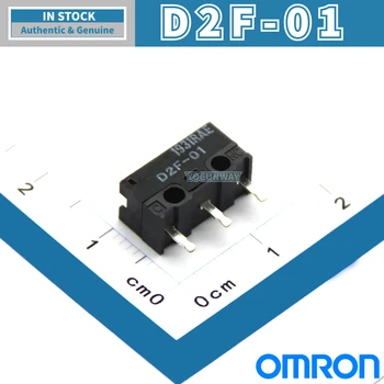 Нов автентичен оригинален японски микропереключатель OMRON D2F-01 Сив на растерна крайния изключвател 3-пинов