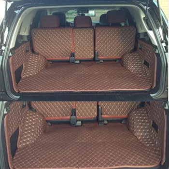 Обичай качествени автомобилни постелки в багажника за новата Toyota Land Cruiser 200 5 места -2010 водоустойчив килими в багажника за полагане на LC200