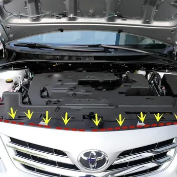 Оборудване запечатване на уплътнението на капака оборудване запечатване каучук Водоустойчив Черен преден двигател на автомобила, за да Corolla altis 2007 2008 2009 2010 2011 2012 2013
