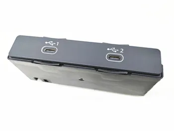 Подходящ за нов USB-зарядно устройство на Audi с два порта за бързо зареждане type-c 85E 035 724 car fast charging 85E035724