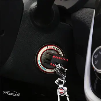 Подходящ за ослепителен Toyota Corolla Ralink Vios, светещи стикери с ключалка на запалването, пистови етикети с дупка за ключ за запалване, модифицирующие интериор.