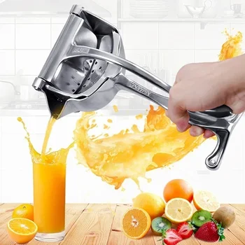 Портативна ръчна сокоизстисквачка за сок от Нар, Портокал, Лимонов сок Кухненски Инструменти от алуминиева сплав