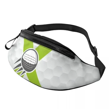 Поясная чанта за голф Дамски Мъжки модни поясная чанта през рамо за къмпинг, колоездене, телефон, пари