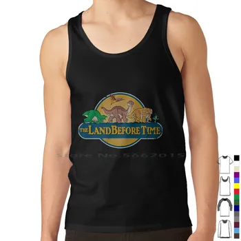 Реколта тениска The Land Before Time, Майк От чист памук, Жилетка с динозаври от 80-те, Земята на Динозаврите Before Time, Острозубый тиранозавър рекс Rex Landbeforetime