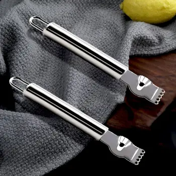 Ренде лимонена кора от неръждаема стомана с канальным нож и линия за окачване на Ренде портокал цитрусови Нож за почистване на кухня апликации