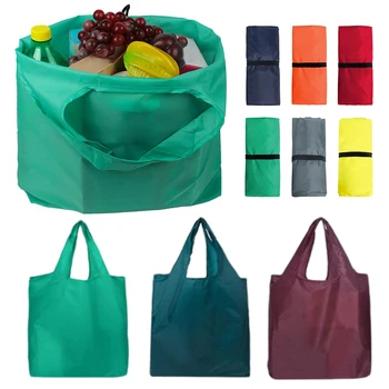 Сгъваема чанта-органайзер за опаковане на покупки, дамски преносима чанта за съхранение на продукти с голям капацитет, чанти за защита на околната среда