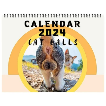 Стенен календар в 2024 година, 2024 Календар, Фоново украса за спални, Коледен подарък