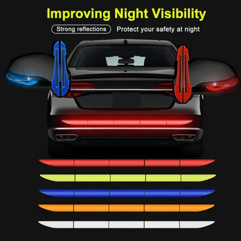 Стикер с автомобилен рефлектор, Залепваща светоотражающая лентата, Отразяваща екстериора на Audi Cabriolet A6L A8L A4 Avant, A4