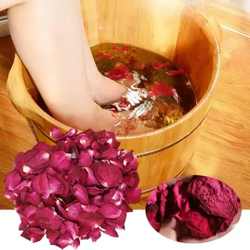 Сушени венчелистчета от рози Творчески успокояват емоциите Листенца от рози, използван леко листенца за баня Прясно изсушените листенца за домашен декор